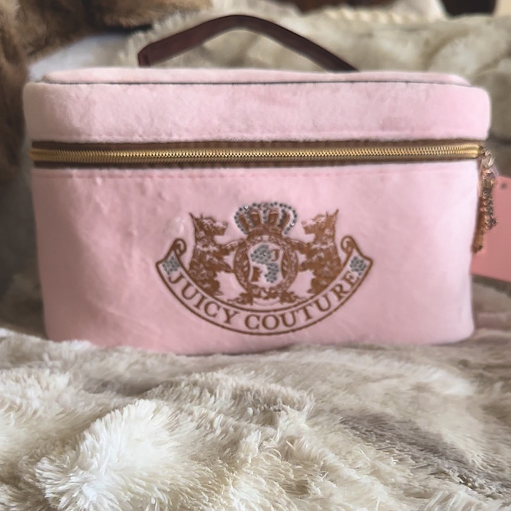 👛 New Juicy Couture Cosmetic Train Case Bag